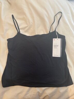 lululemon athletica Black Slim-Strap Camisole